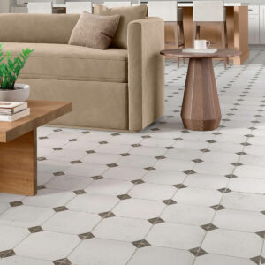 Tile flooring for living area | York Carpetland USA 