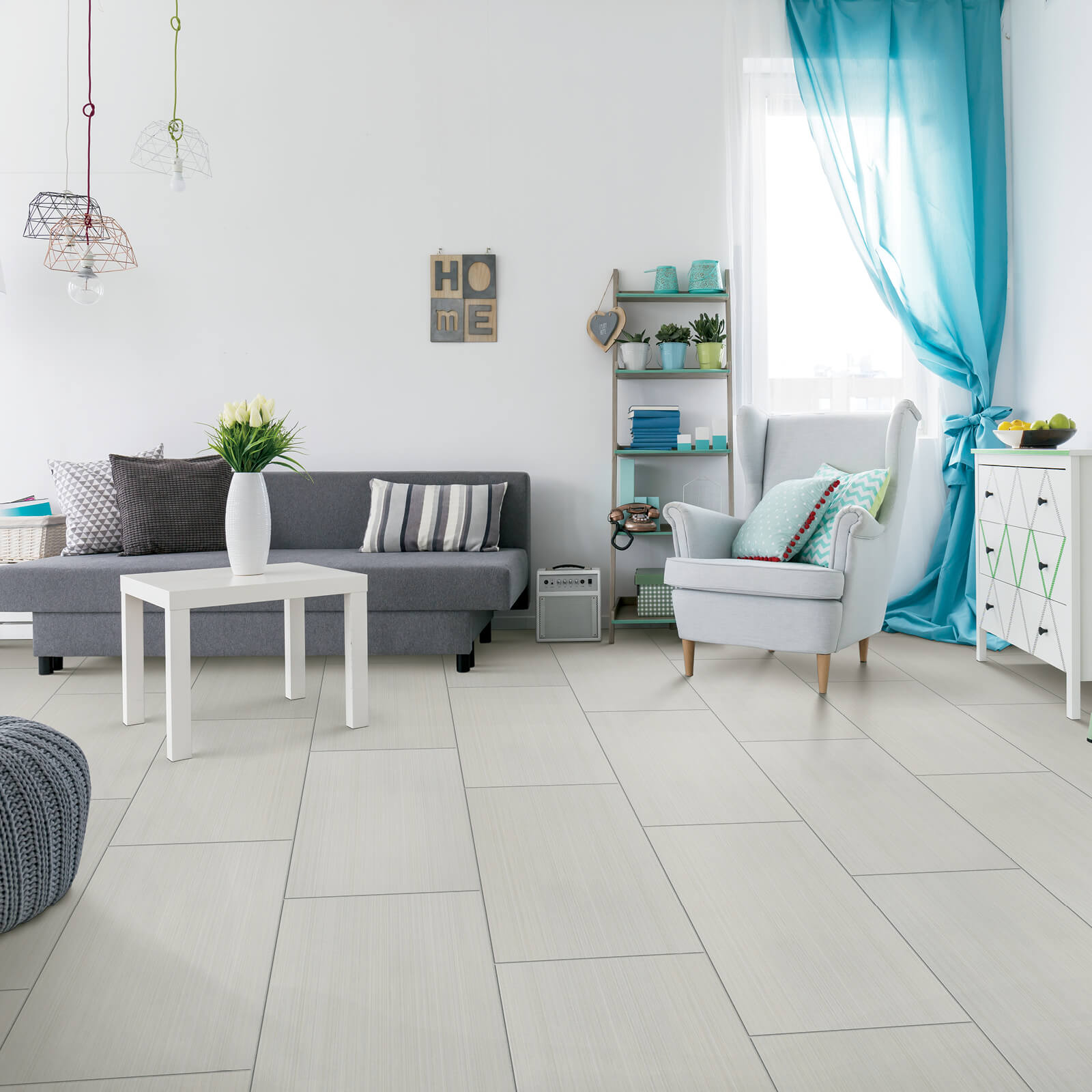 Tile flooring for living room | York Carpetland USA 