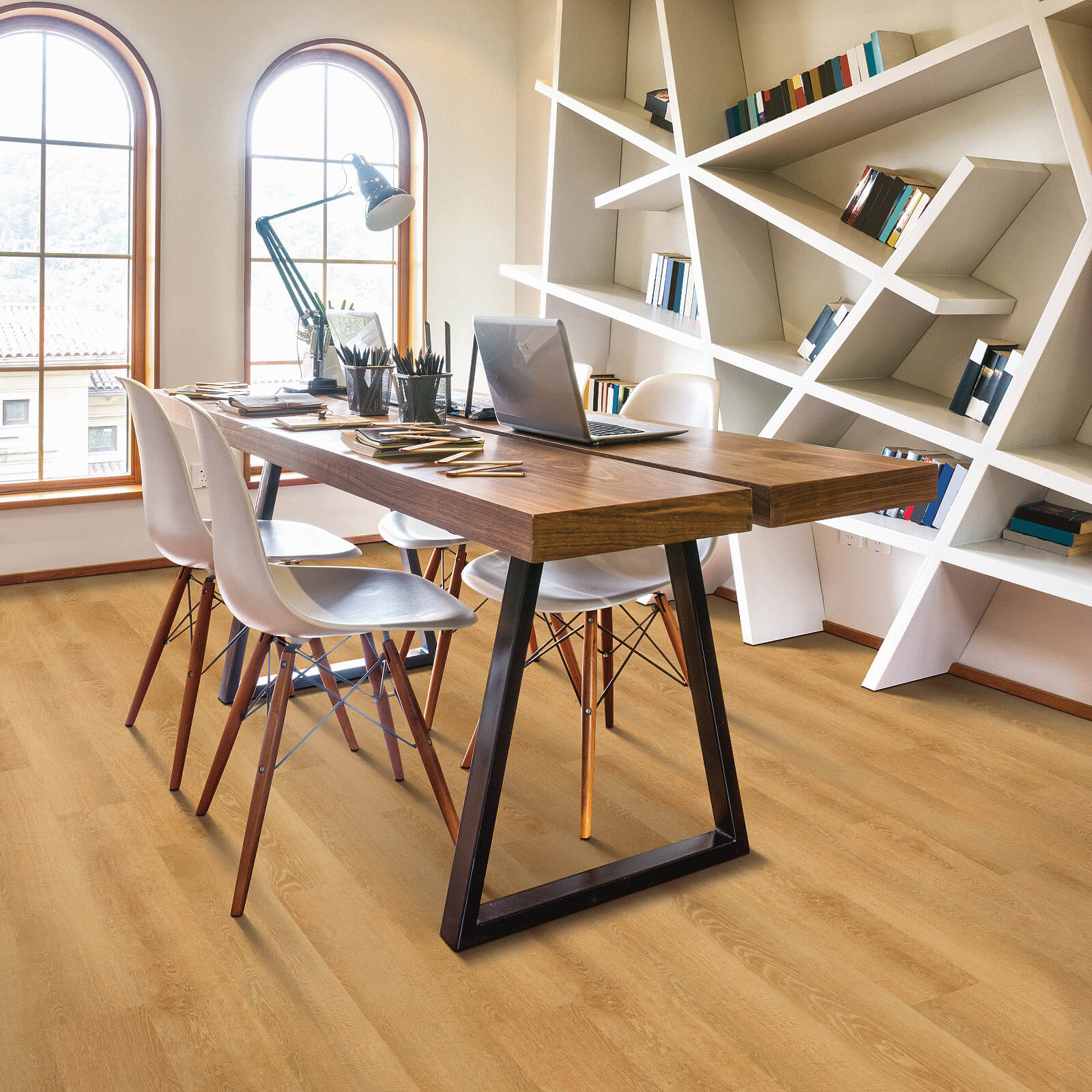 Vinyl flooring for study room | York Carpetland USA 